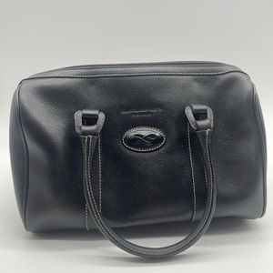 Vintage leather handbag made in Italy